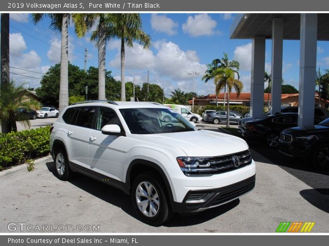2019 Volkswagen Atlas S in Pure White