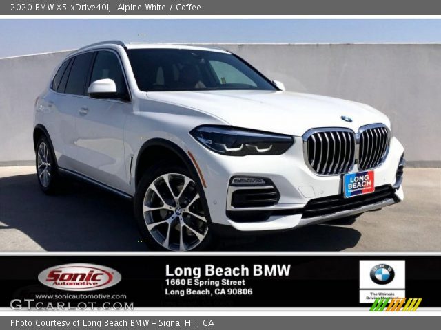 2020 BMW X5 xDrive40i in Alpine White