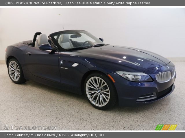 2009 BMW Z4 sDrive35i Roadster in Deep Sea Blue Metallic