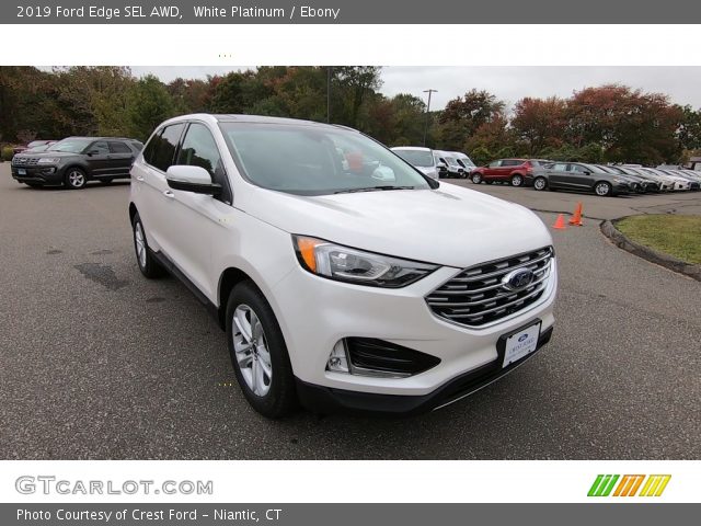 2019 Ford Edge SEL AWD in White Platinum