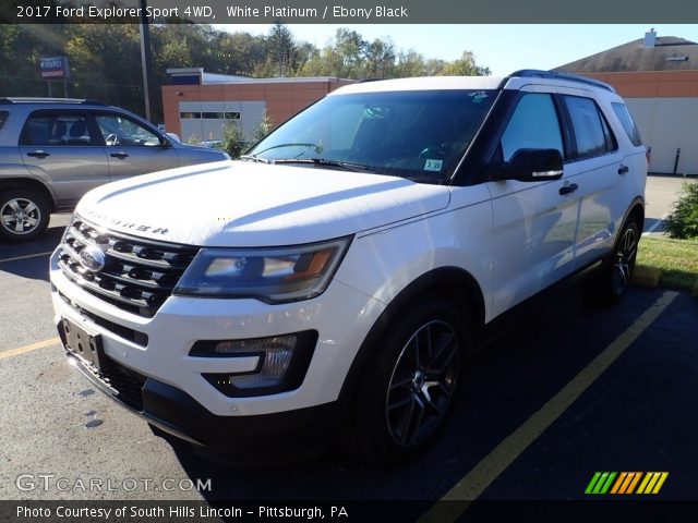 2017 Ford Explorer Sport 4WD in White Platinum