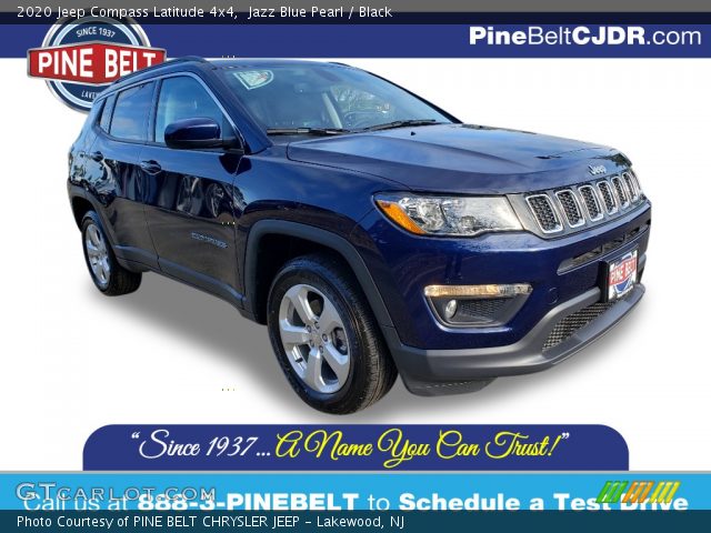 2020 Jeep Compass Latitude 4x4 in Jazz Blue Pearl