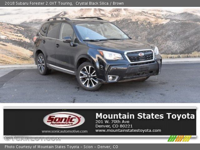 2018 Subaru Forester 2.0XT Touring in Crystal Black Silica