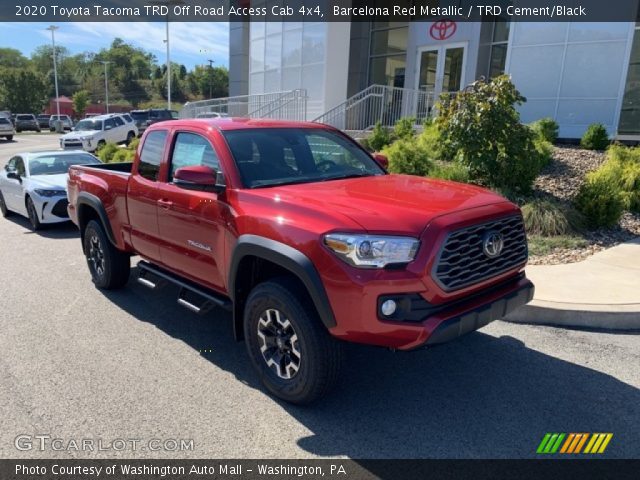 2020 Toyota Tacoma TRD Off Road Access Cab 4x4 in Barcelona Red Metallic