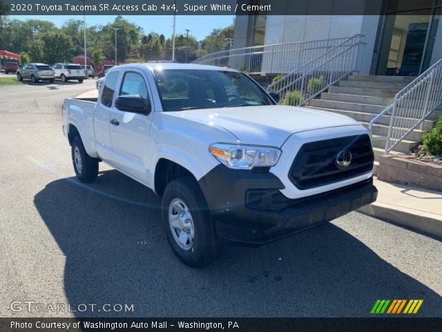2020 Toyota Tacoma SR Access Cab 4x4 in Super White
