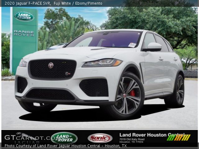 2020 Jaguar F-PACE SVR in Fuji White