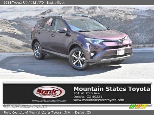 2018 Toyota RAV4 XLE AWD in Black