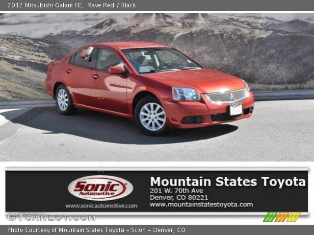 2012 Mitsubishi Galant FE in Rave Red
