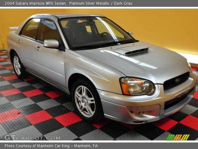 2004 Subaru Impreza WRX Sedan in Platinum Silver Metallic