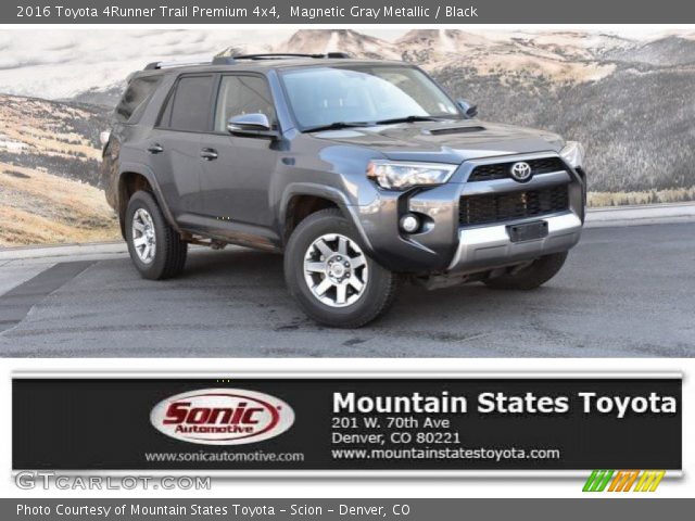 2016 Toyota 4Runner Trail Premium 4x4 in Magnetic Gray Metallic