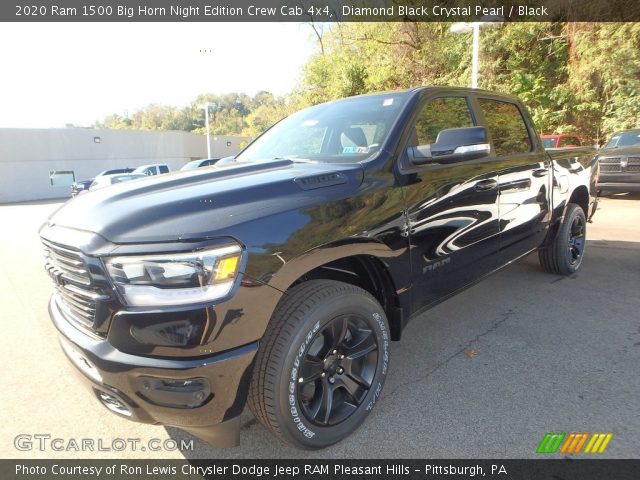 2020 Ram 1500 Big Horn Night Edition Crew Cab 4x4 in Diamond Black Crystal Pearl