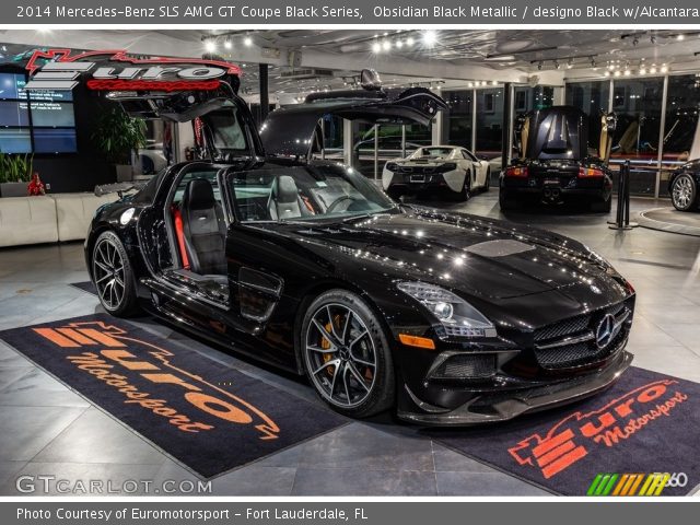 2014 Mercedes-Benz SLS AMG GT Coupe Black Series in Obsidian Black Metallic