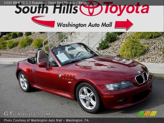 2000 BMW Z3 2.3 Roadster in Siena Red Metallic