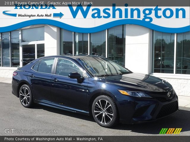 2018 Toyota Camry SE in Galactic Aqua Mica