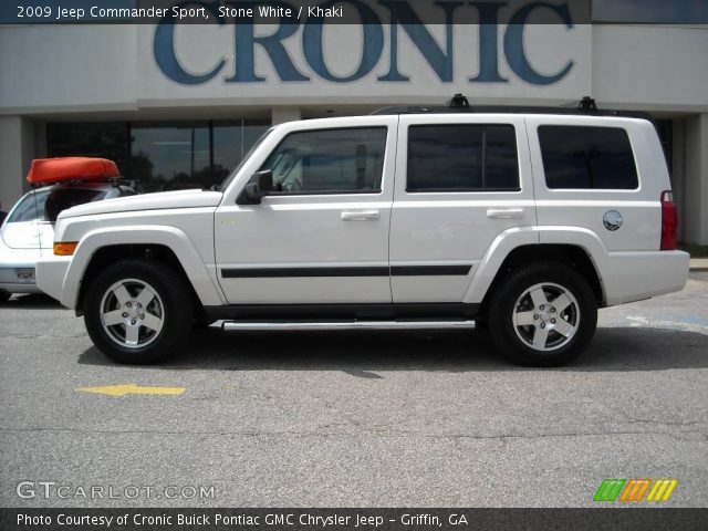 2009 Jeep Commander Sport in Stone White