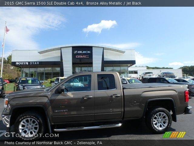 2015 GMC Sierra 1500 SLE Double Cab 4x4 in Bronze Alloy Metallic
