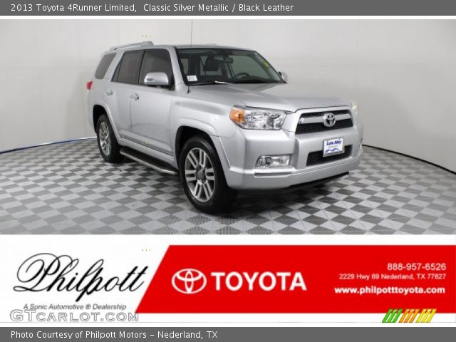 2013 Toyota 4Runner Limited in Classic Silver Metallic