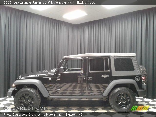 2016 Jeep Wrangler Unlimited Willys Wheeler 4x4 in Black