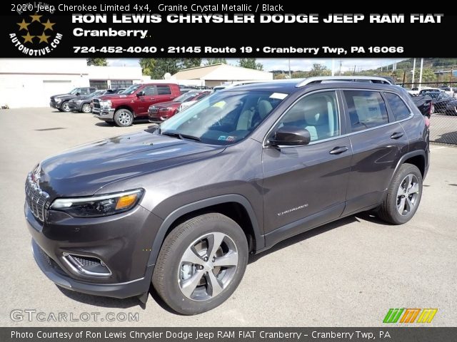 2020 Jeep Cherokee Limited 4x4 in Granite Crystal Metallic