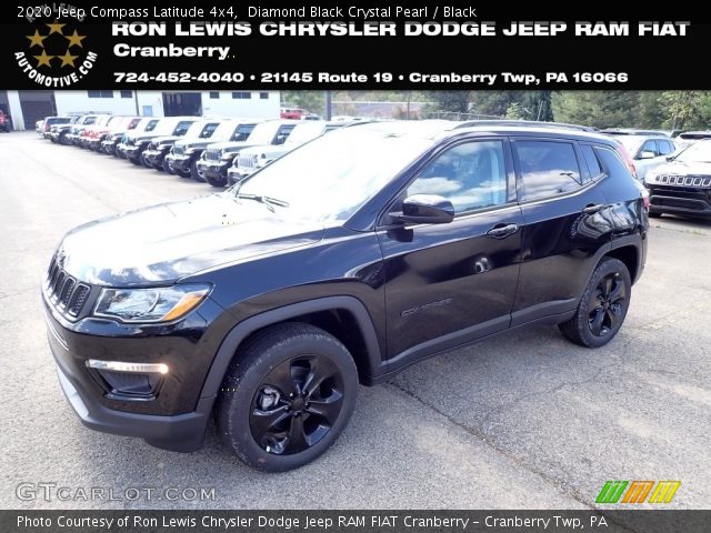 2020 Jeep Compass Latitude 4x4 in Diamond Black Crystal Pearl