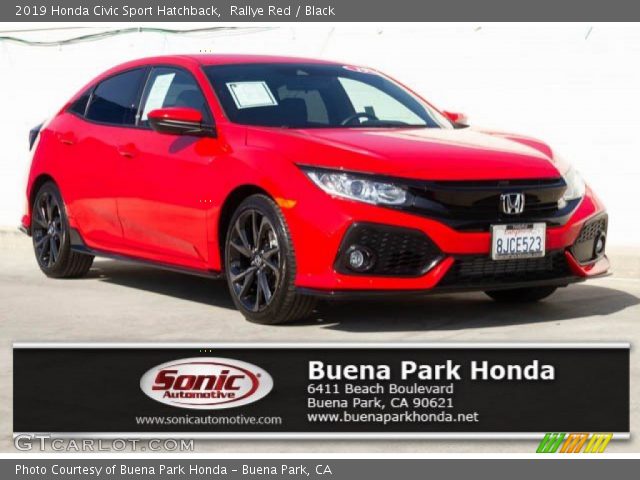 2019 Honda Civic Sport Hatchback in Rallye Red