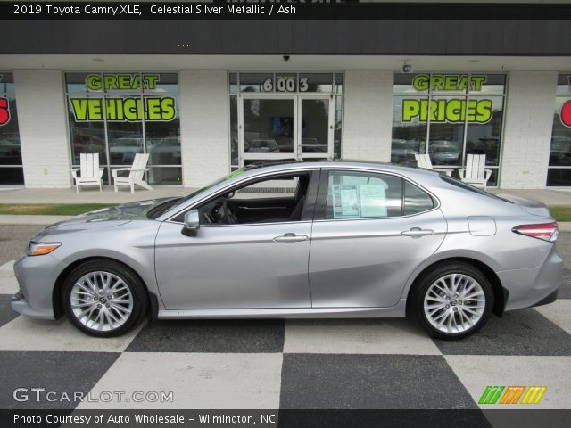 2019 Toyota Camry XLE in Celestial Silver Metallic