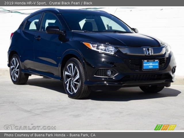 2019 Honda HR-V Sport in Crystal Black Pearl