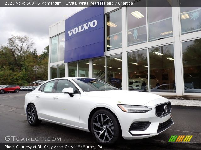 2020 Volvo S60 T5 Momentum in Crystal White Pearl Metallic