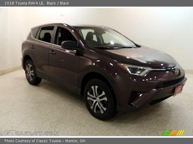 2018 Toyota RAV4 LE in Black