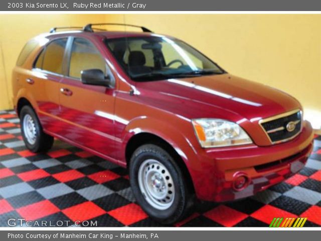 2003 Kia Sorento LX in Ruby Red Metallic