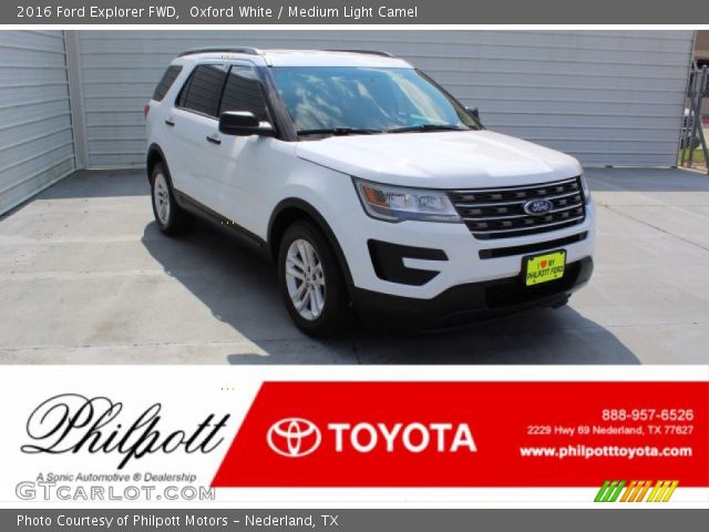 2016 Ford Explorer FWD in Oxford White