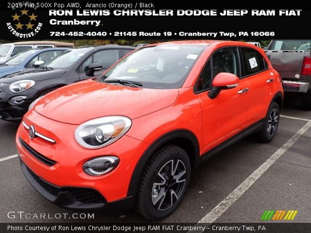 2019 Fiat 500X Pop AWD in Arancio (Orange)