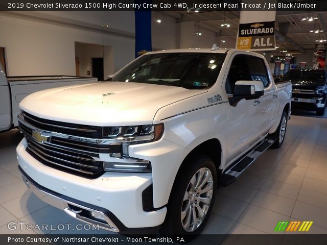 2019 Chevrolet Silverado 1500 High Country Crew Cab 4WD in Iridescent Pearl Tricoat