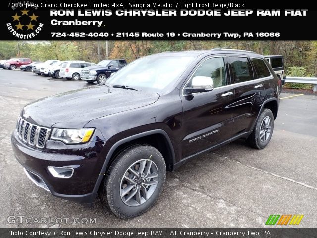 2020 Jeep Grand Cherokee Limited 4x4 in Sangria Metallic