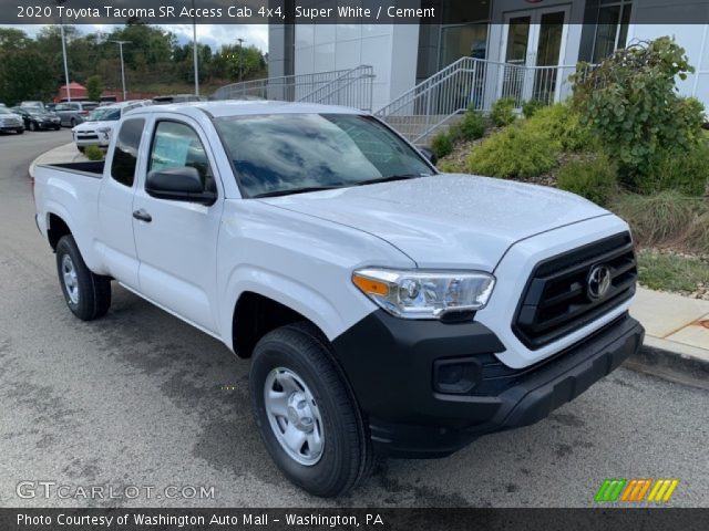 2020 Toyota Tacoma SR Access Cab 4x4 in Super White