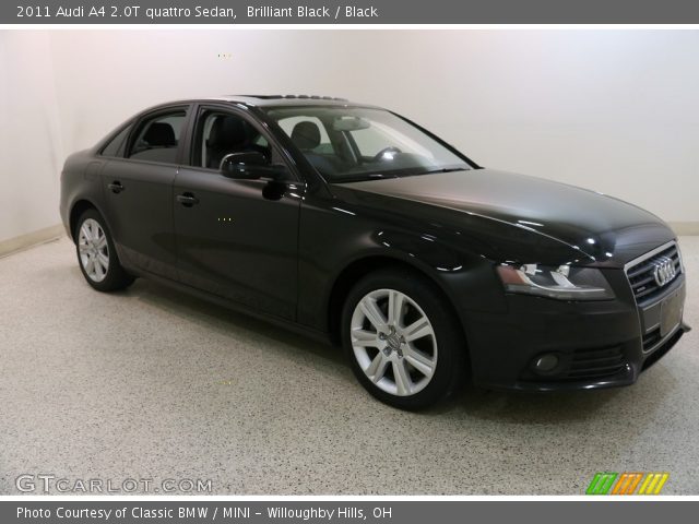 2011 Audi A4 2.0T quattro Sedan in Brilliant Black