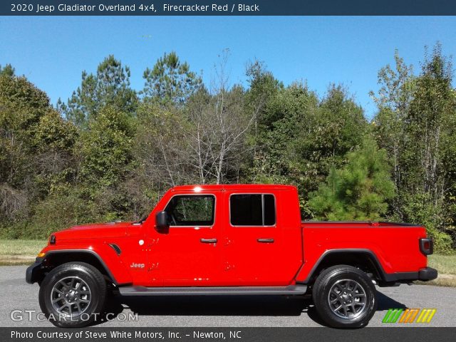 2020 Jeep Gladiator Overland 4x4 in Firecracker Red