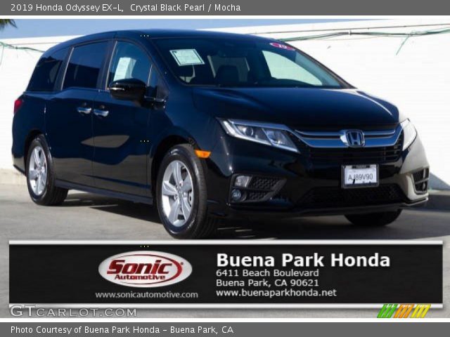 2019 Honda Odyssey EX-L in Crystal Black Pearl