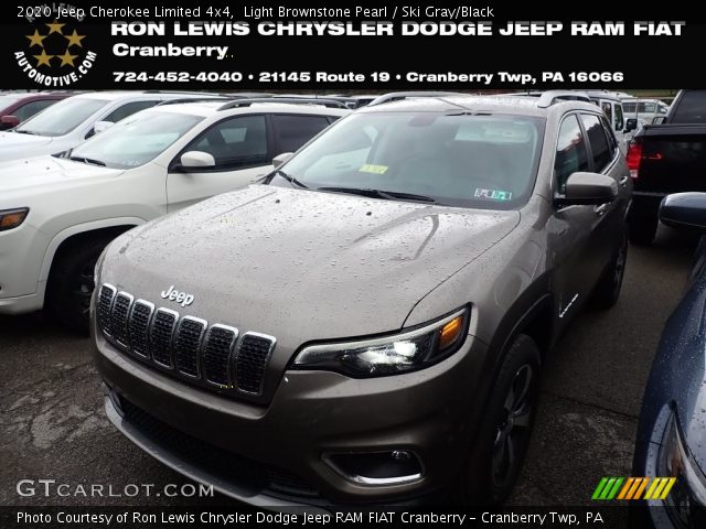 2020 Jeep Cherokee Limited 4x4 in Light Brownstone Pearl