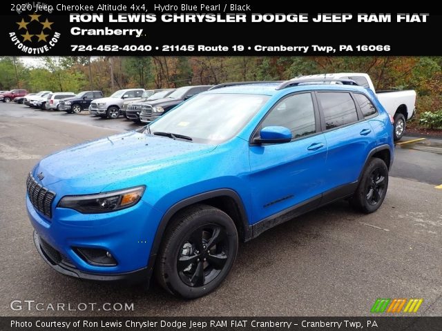 2020 Jeep Cherokee Altitude 4x4 in Hydro Blue Pearl
