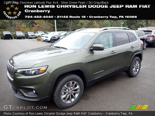 2020 Jeep Cherokee Latitude Plus 4x4 in Olive Green Pearl