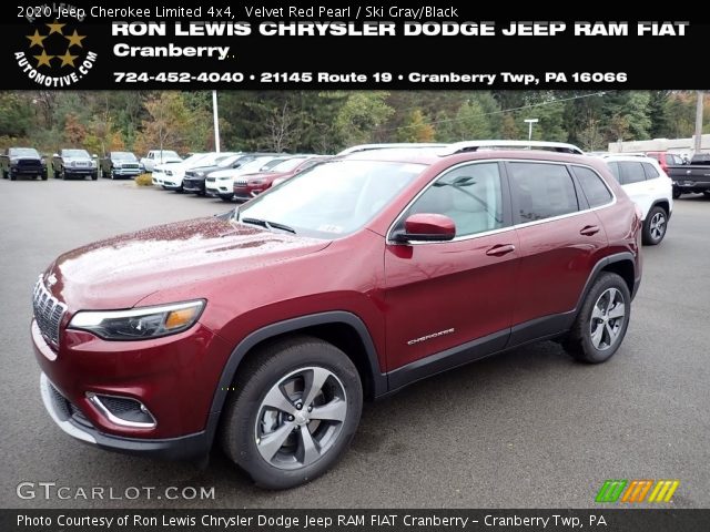 2020 Jeep Cherokee Limited 4x4 in Velvet Red Pearl