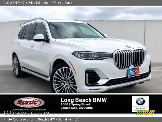 2020 BMW X7 xDrive40i in Alpine White