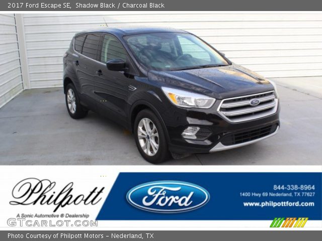 2017 Ford Escape SE in Shadow Black
