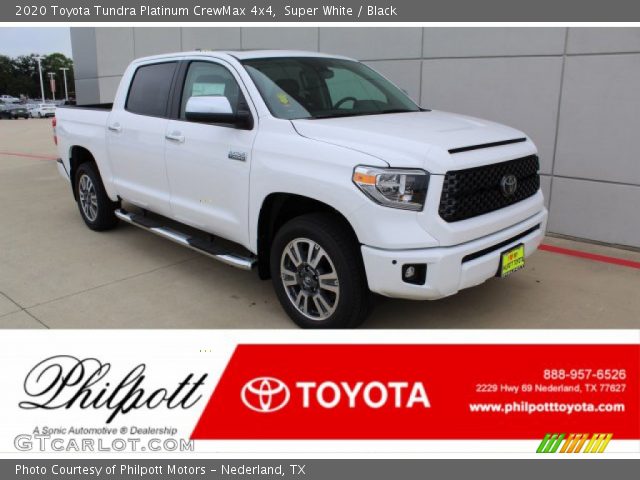 2020 Toyota Tundra Platinum CrewMax 4x4 in Super White