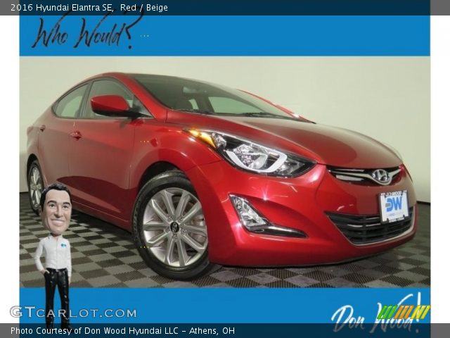 2016 Hyundai Elantra SE in Red