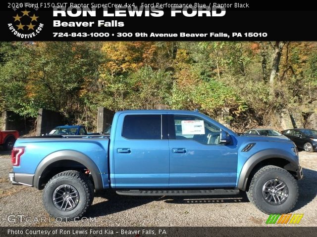 2020 Ford F150 SVT Raptor SuperCrew 4x4 in Ford Performance Blue