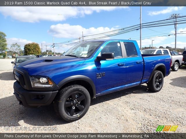 2019 Ram 1500 Classic Warlock Quad Cab 4x4 in Blue Streak Pearl