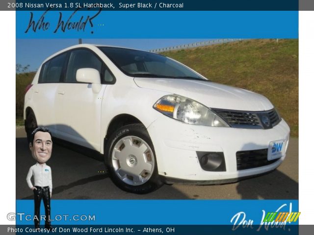 2008 Nissan Versa 1.8 SL Hatchback in Super Black