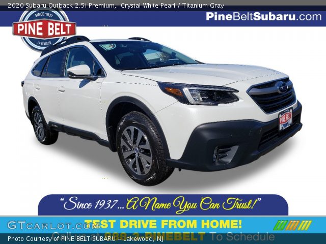 2020 Subaru Outback 2.5i Premium in Crystal White Pearl